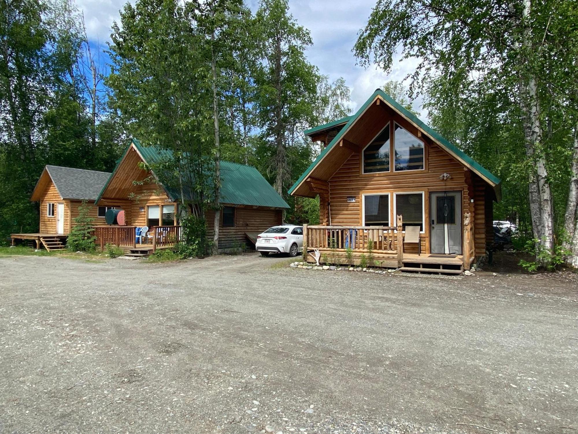 Talkeetna Log Cabin With Hot Tub Unit 1 Buitenkant foto