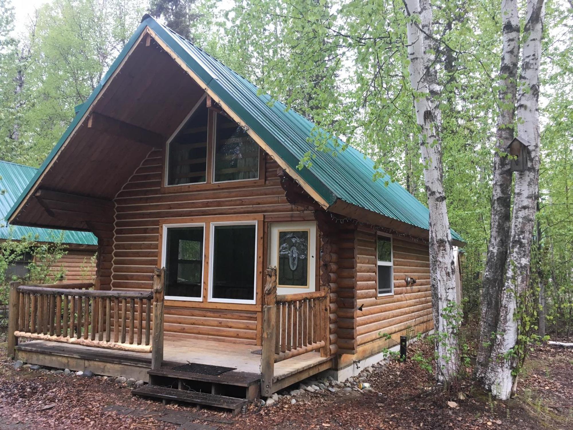 Talkeetna Log Cabin With Hot Tub Unit 1 Buitenkant foto